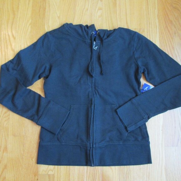 MILEY CYRUS / MAX AZRIA GIRL'S SZ M (10-14) JACKET BLACK HOODIE LS KNIT HOOD NWT - Picture 6 of 14